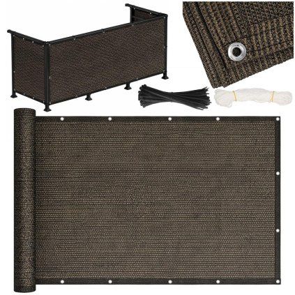 Balkónový kryt Springos BN1030 100 × 500 cm – tieniaca balkónová rohož pre súkromie a ochranu