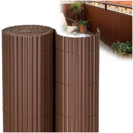 pol pl Oslona PVC maskujaca na balkon taras ogrodzenie 500x100 cm brazowa 36986 1