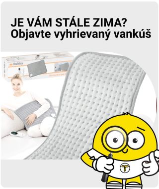 Je vám stále zima? 🥶 Objavte vyhrievaný vankúš 👉 na Tufi.sk