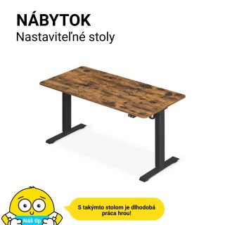 Pracuj zdravo ❤️‍🩹, mysli efektívne. 🤓 Nastaviteľné stoly ti umožnia meniť pozíciu počas dňa a tým zlepšujú koncentráciu,...