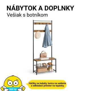 Štýlový vstup do vášho domova začína v predsieni! ✅ Vešiak, botník aj lavica – praktické riešenia, ktoré spoja poriadok s...